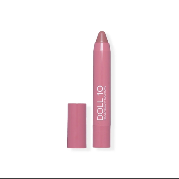 Doll 10 Peptide Plump Soft Focus Lip Crayon "First Kiss" NWOT - Picture 1 of 5